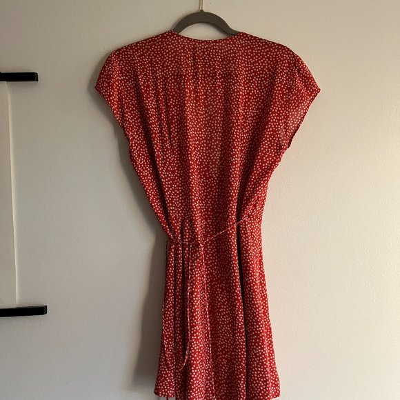 Reformation | Oyster Mini Wrap Dress | Floral - Picture 4 of 4